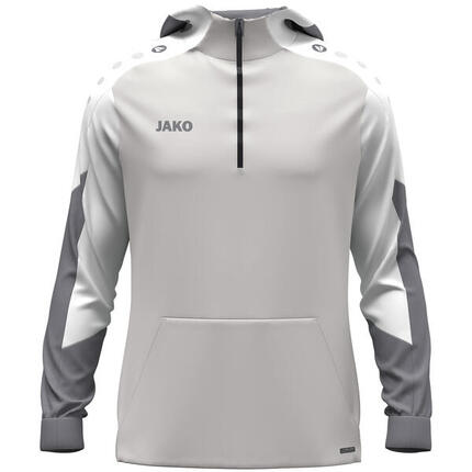 Jako Dynamic Hooded Half Zip Homme - Marine / Blanc / Menthe