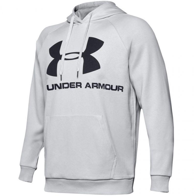 UNDER ARMOUR Heren Rival Logo Fleece Hoodie (Grijs/zilver)