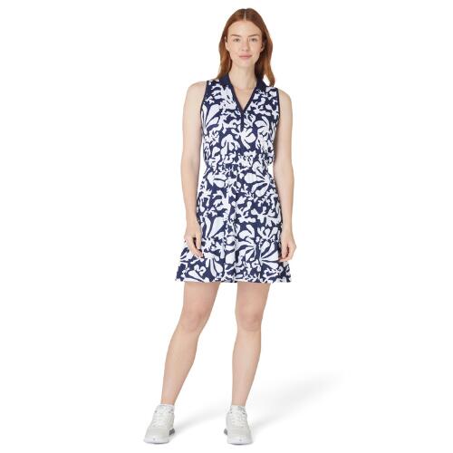 Callaway Abstract Floral Dress Dames Peacoat Maat S 3/5