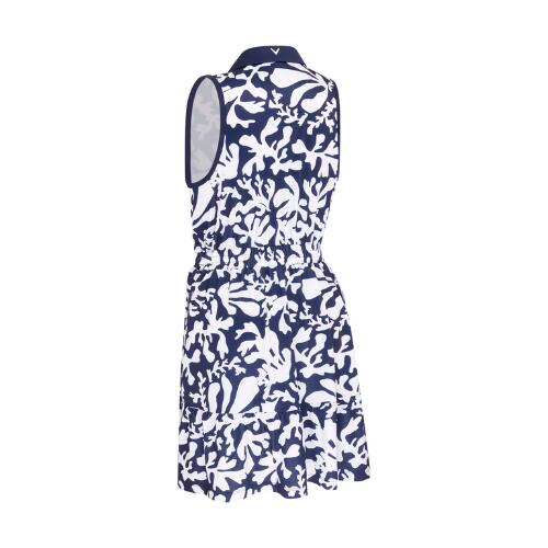 Callaway Abstract Floral Dress Dames Peacoat Maat S 2/5