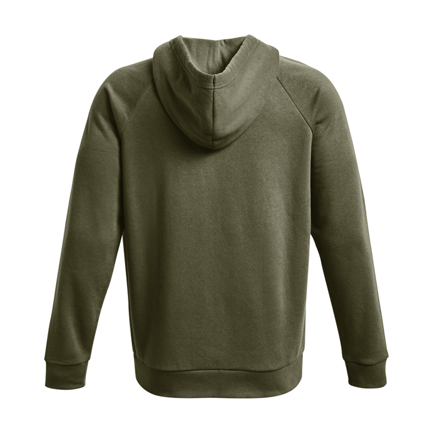 Felpa Con Cappuccio E Zip Intera Uomo Under Armour Rival Verde 3/6