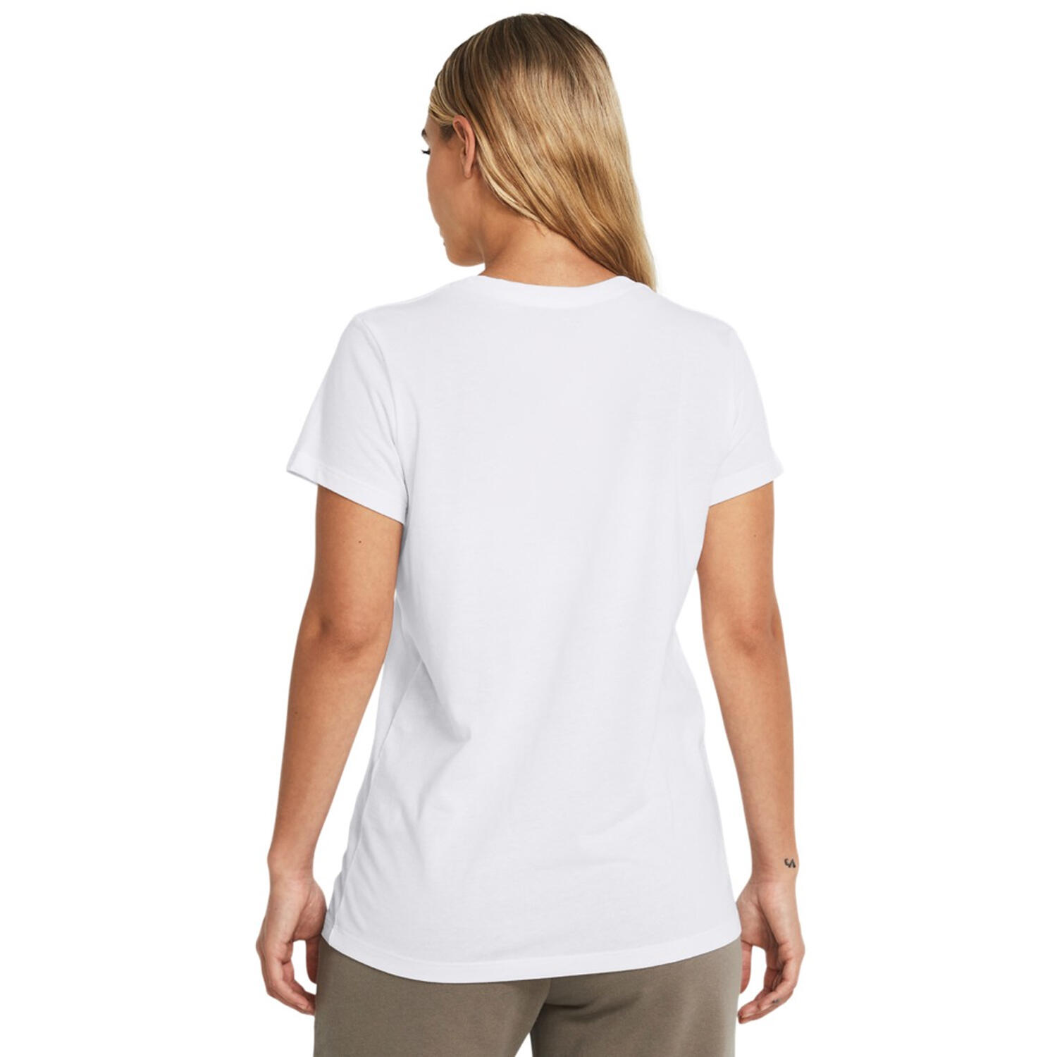 Dames Sportstyle Grafisch Tshirt (Wit) 3/4