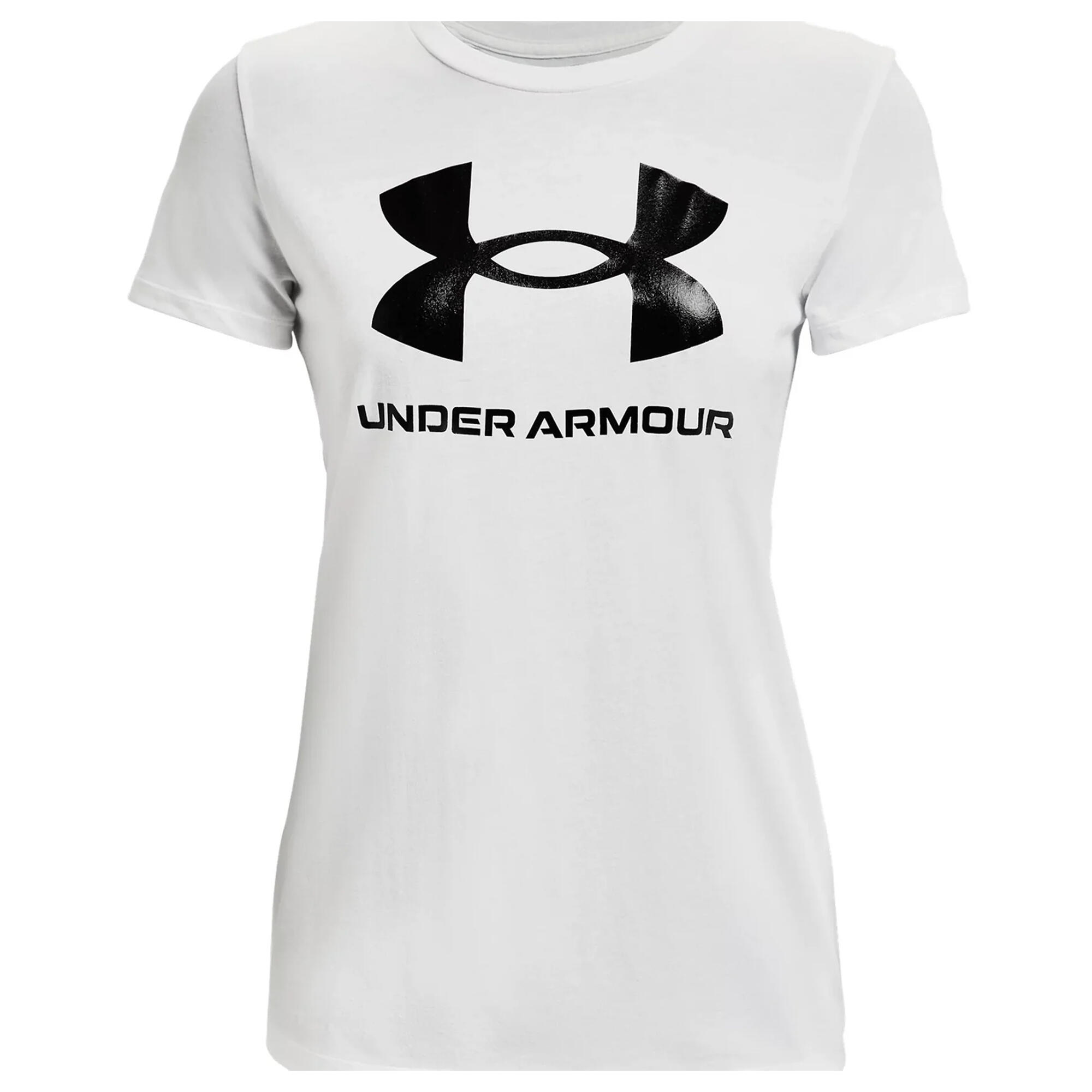 Under Armour - Tshirt Sportstyle Femme (blanc) - T-shirt Manches Courtes - Blanc - 42 M/l - Decathlon