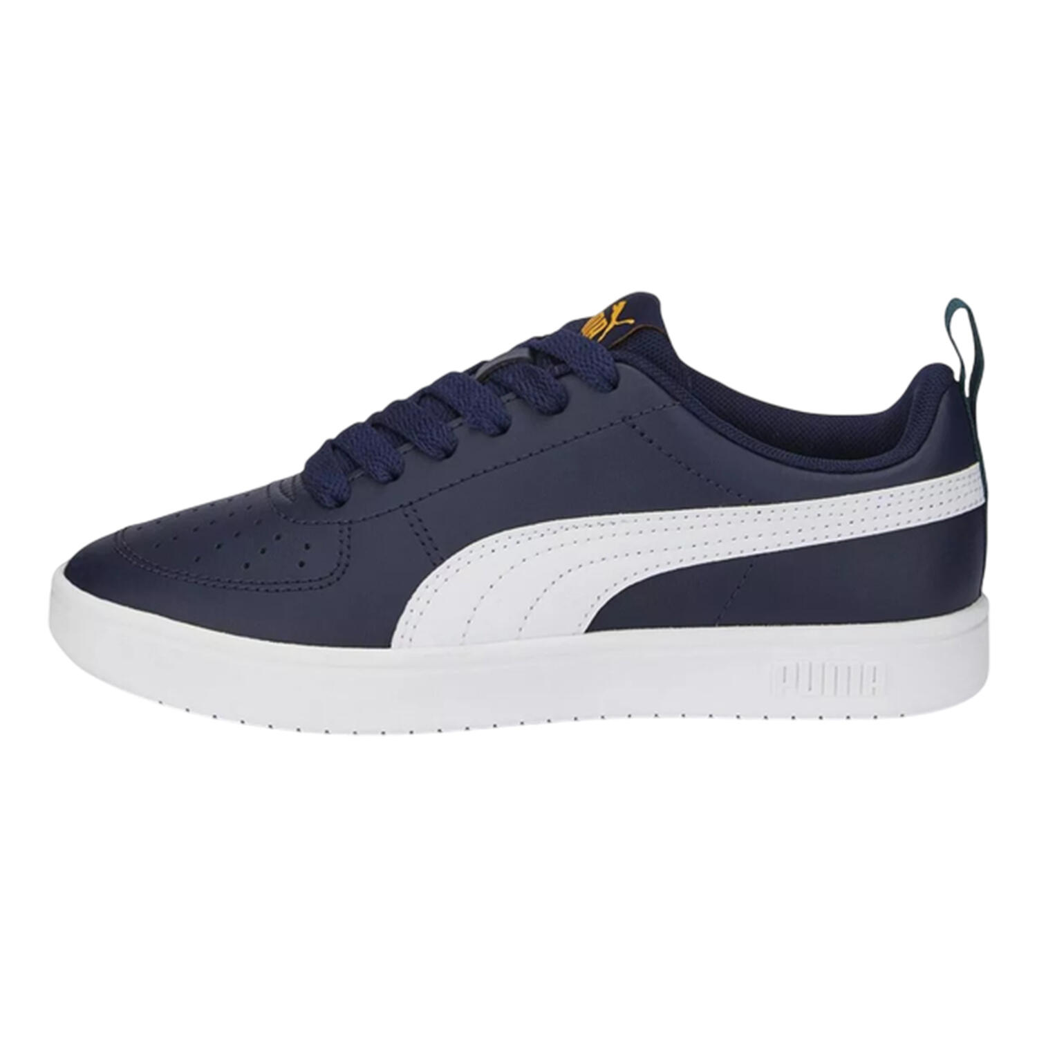 Scarpe Sportive Pelle Ecologica Bambini Puma Blu Navy 4/4