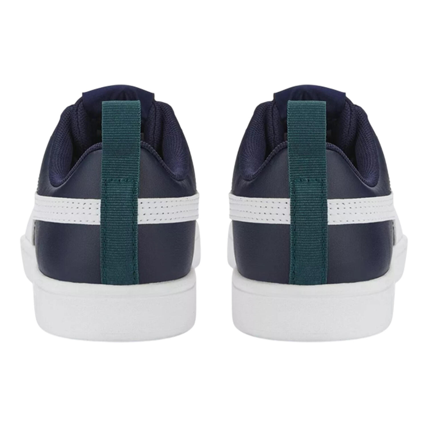 Scarpe Sportive Pelle Ecologica Bambini Puma Blu Navy 2/4