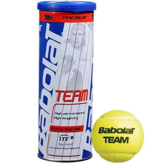 Palline Da Tennis Misura Confezione 3 Babolat Team Verde
