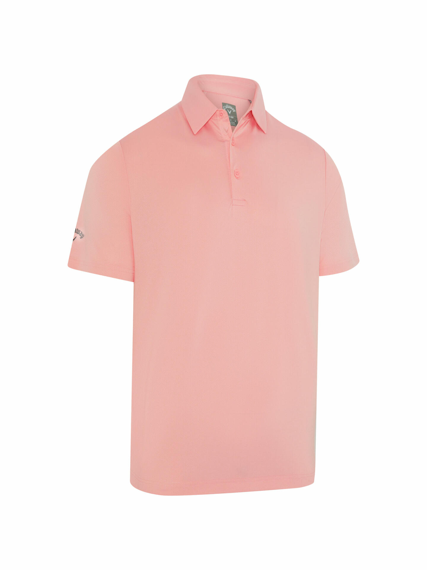 Callaway Heren Golfpolo Cooling Candy Pink 1/5