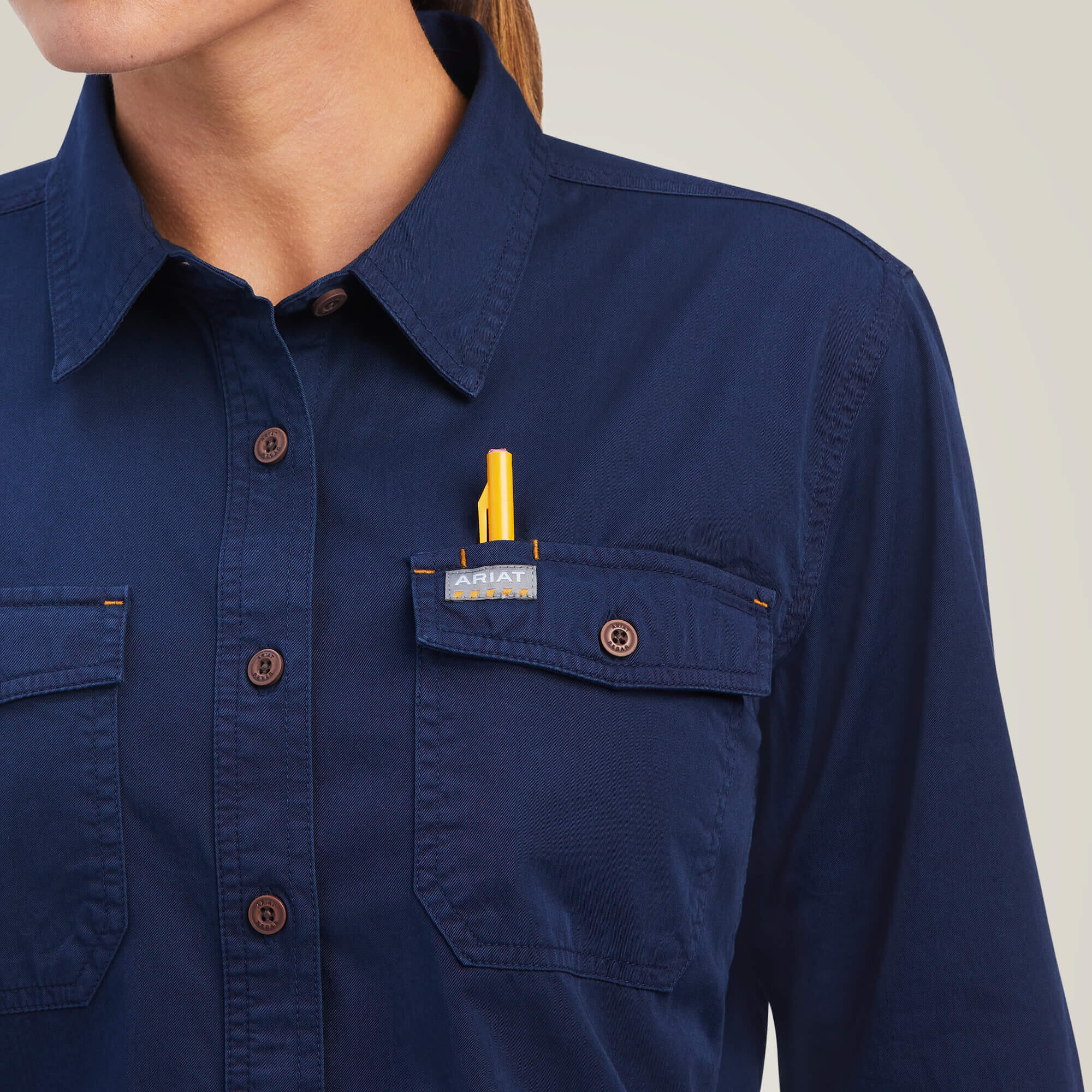 Camicia da donna a maniche lunghe Ariat Rebar 3/3