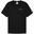 T-shirt de manga curta masculina Preto