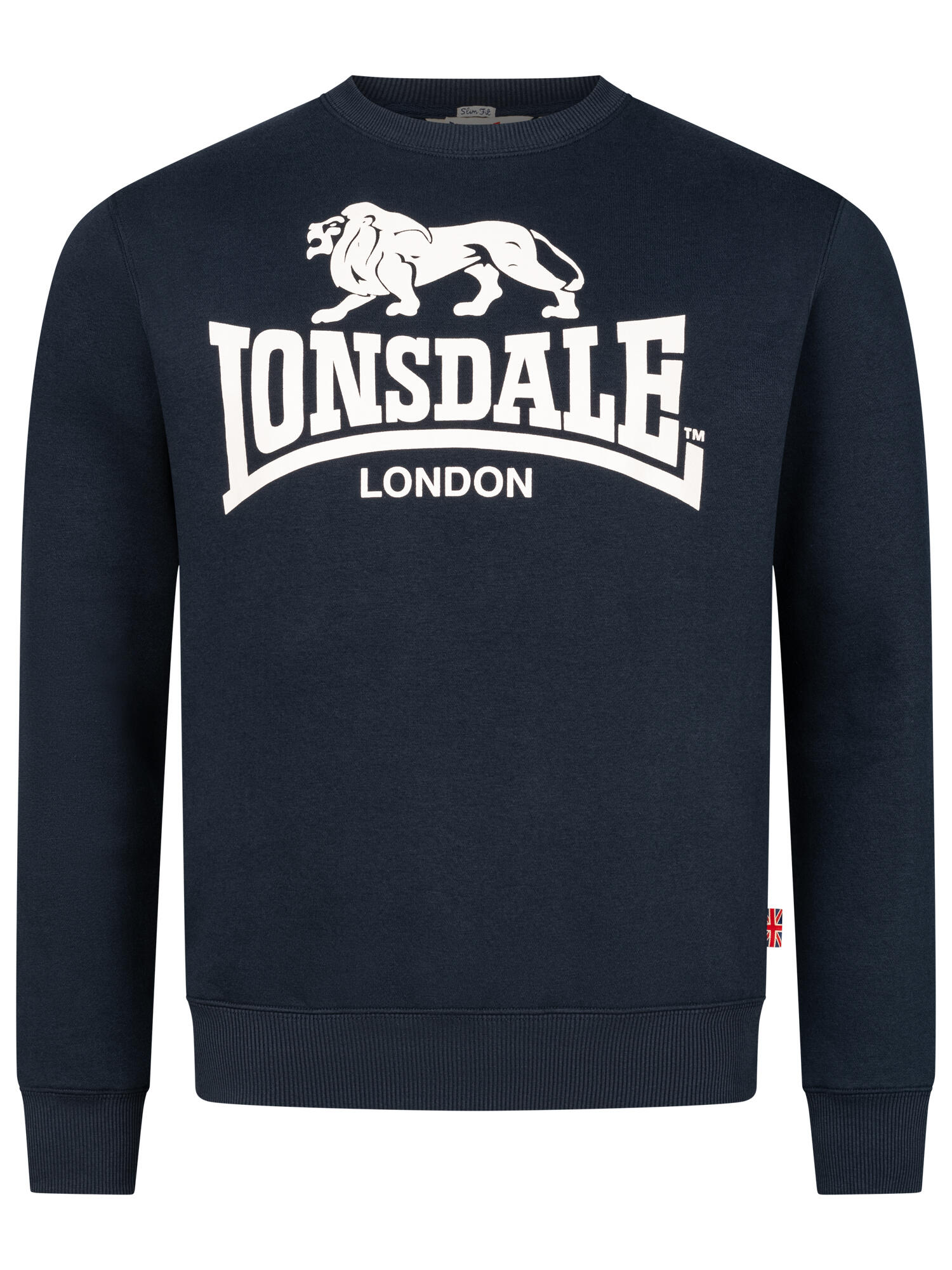 LONSDALE Herren Rundhals Sweatshirt schmale Passform GO SPORT 2/6