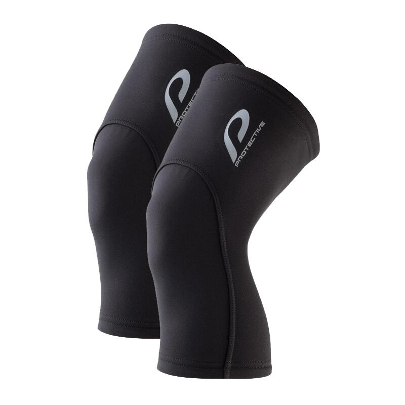 Knielinge - Unisex - P-Knee Warmer - schwarz 1/2