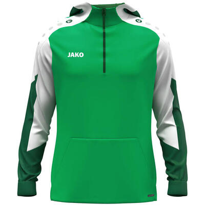 Hoodie - training - heren - dynamic hooded half zip - geel/wit/zwart