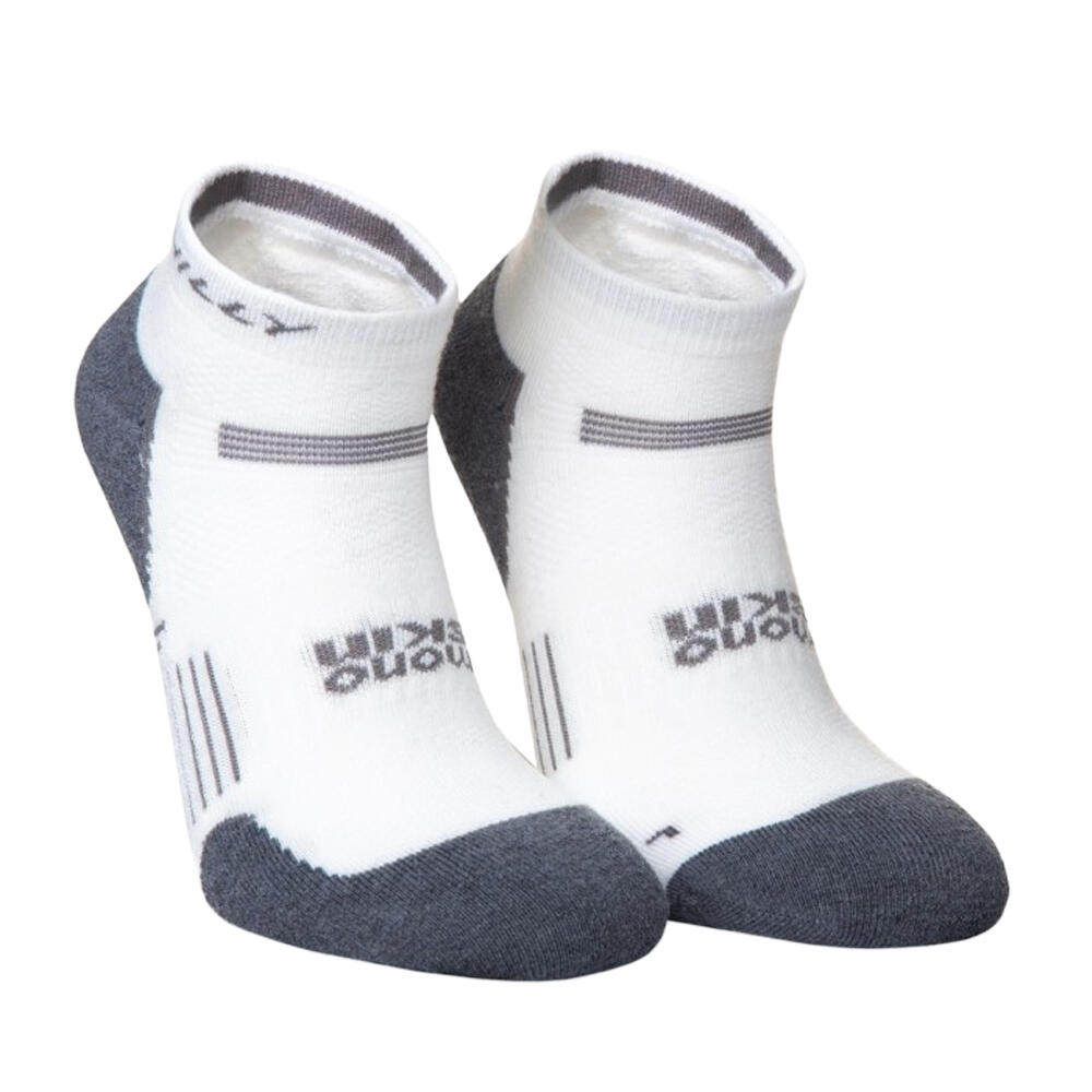 Unisex Adult Supreme Ankle Socks (White/Grey Marl) 1/3