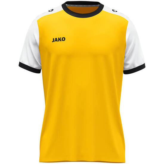 Maillot - Football - Enfant - Manches courtes - Jaune/Blanc/Noir