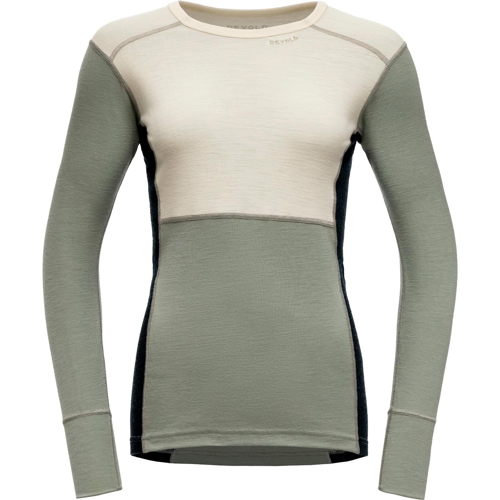 DEVOLD Funktionsshirt Lauparen Merino 190 Shirt Wmn raw white-fog-ink