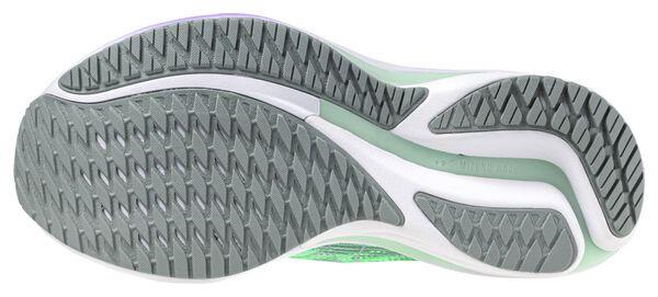 Mizuno Wave Rider 28 Green/Purple Hardloopschoenen voor dames 4/7