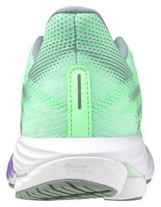 Mizuno Wave Rider 28 Green/Purple Hardloopschoenen voor dames 5/7