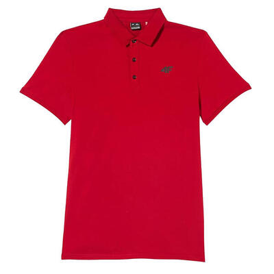 Heren h4z22 tsm355 poloshirt (rood)