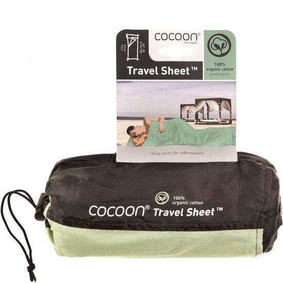 Cocoon – Travelsheet – Bio-Baumwolle – Grün 2/2