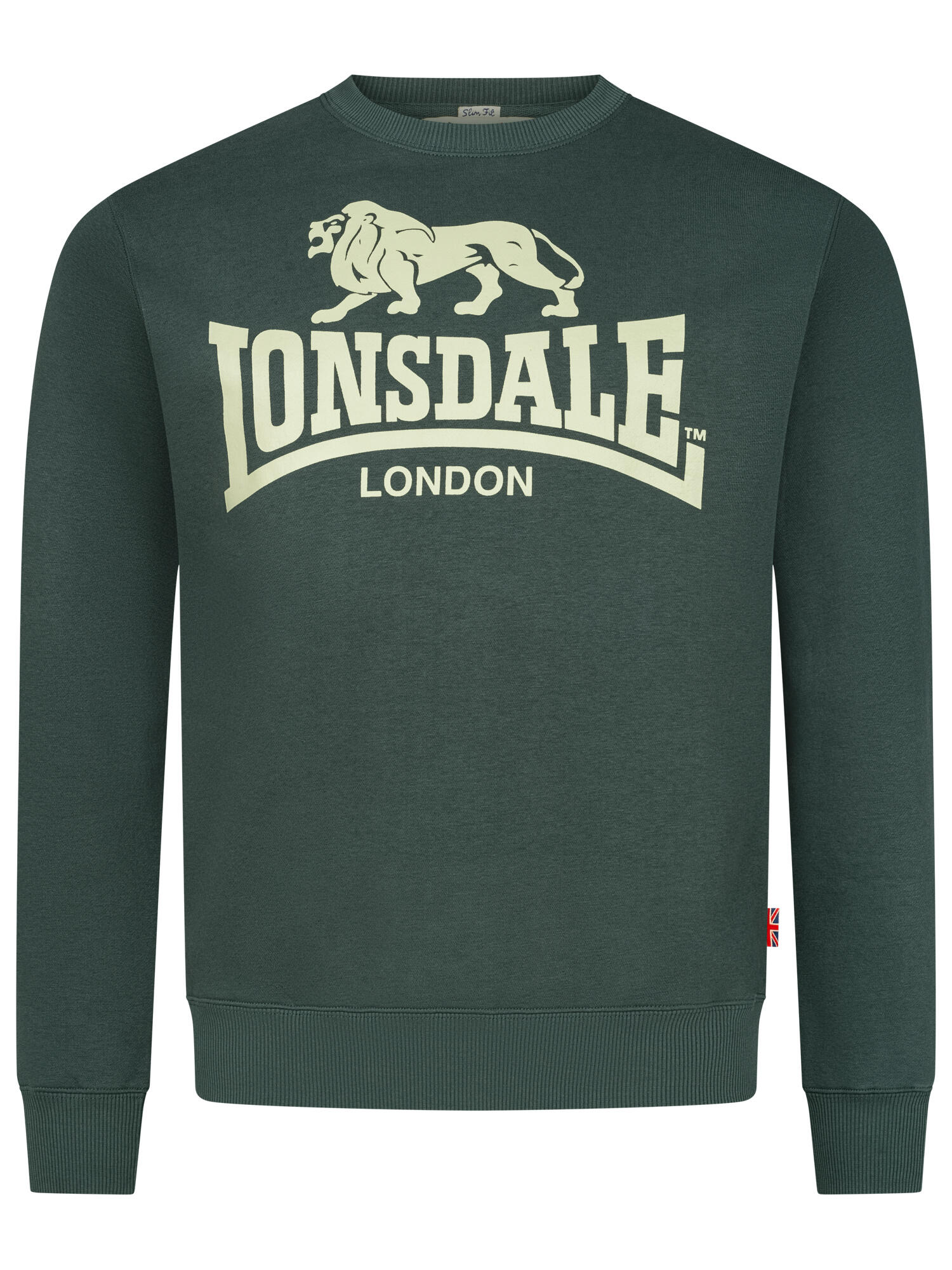 LONSDALE Heren sweatshirt ronde hals slim fit GO SPORT 2/6