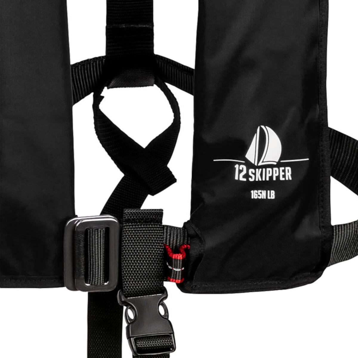 Automatik-Rettungsweste 165N ISO mit Harness, schwarz 3/7