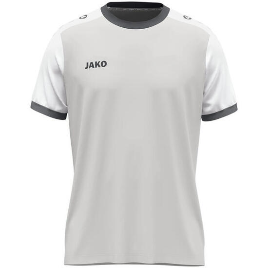 Jako Dynamic Maillot Manches Courtes Hommes - Gris Clair / Blanc / Gris