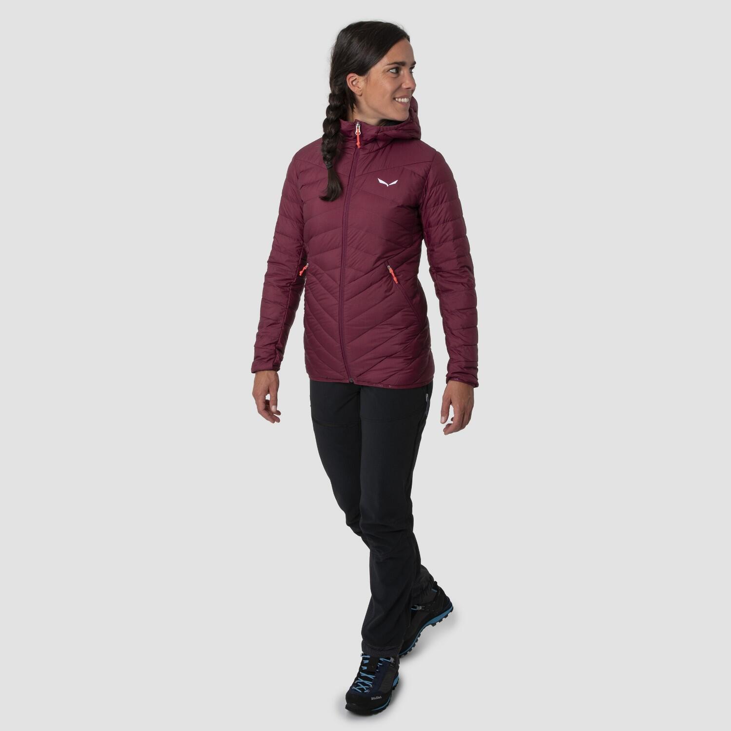 Salewa Daunenjacke für Damen sehr leicht mit Kapuze 2/3
