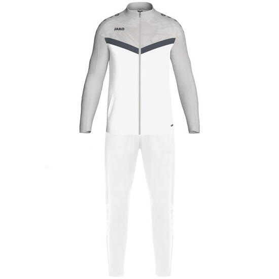 Jako Iconic Survêtement Enfants - 100% Polyester Recyclé - Blanc / Gris Tendre