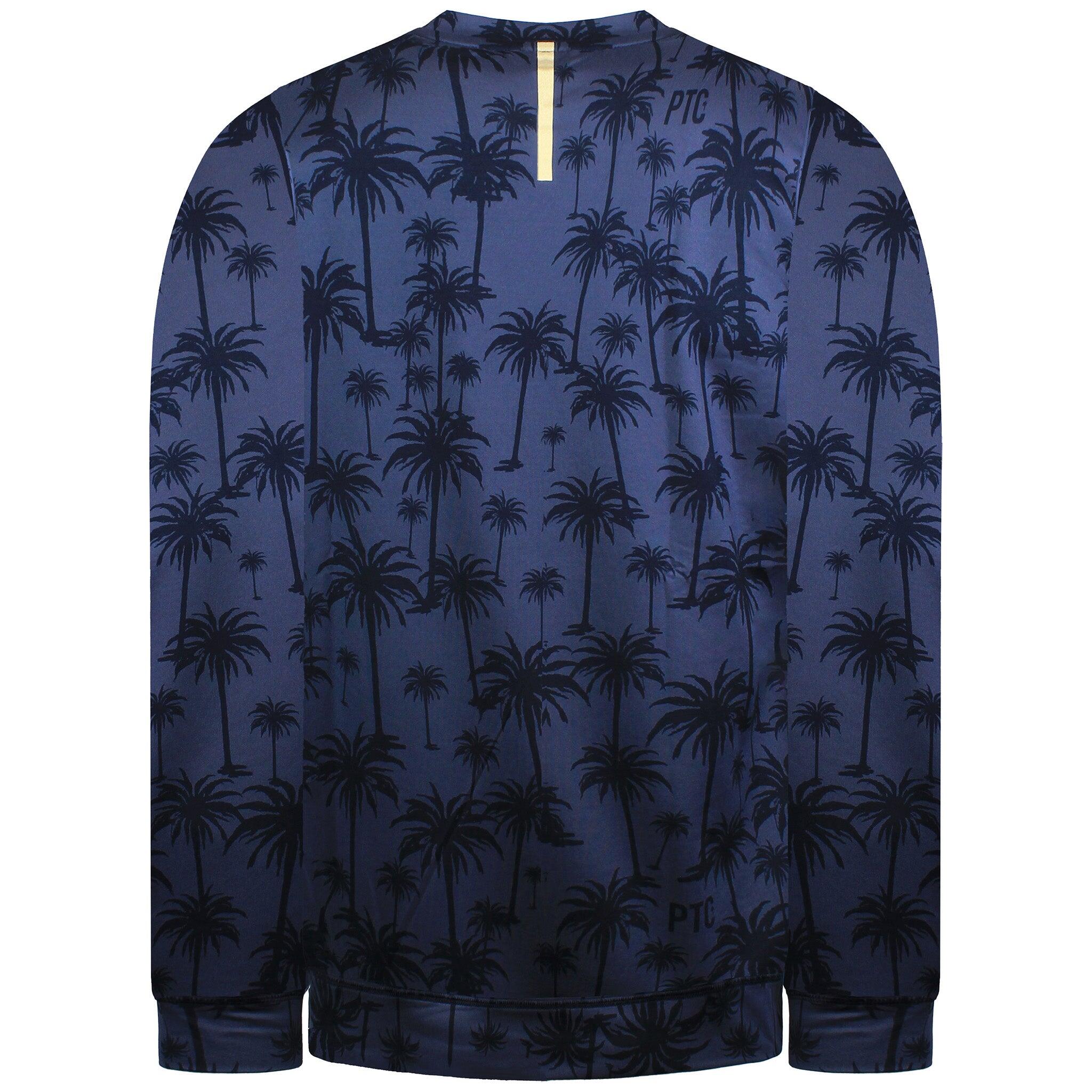 Puma x PTC Palm Tree Crew Neck Mens Navy Sweater | Decathlon
