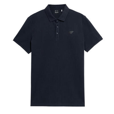 Heren regular poloshirt (marineblauw)