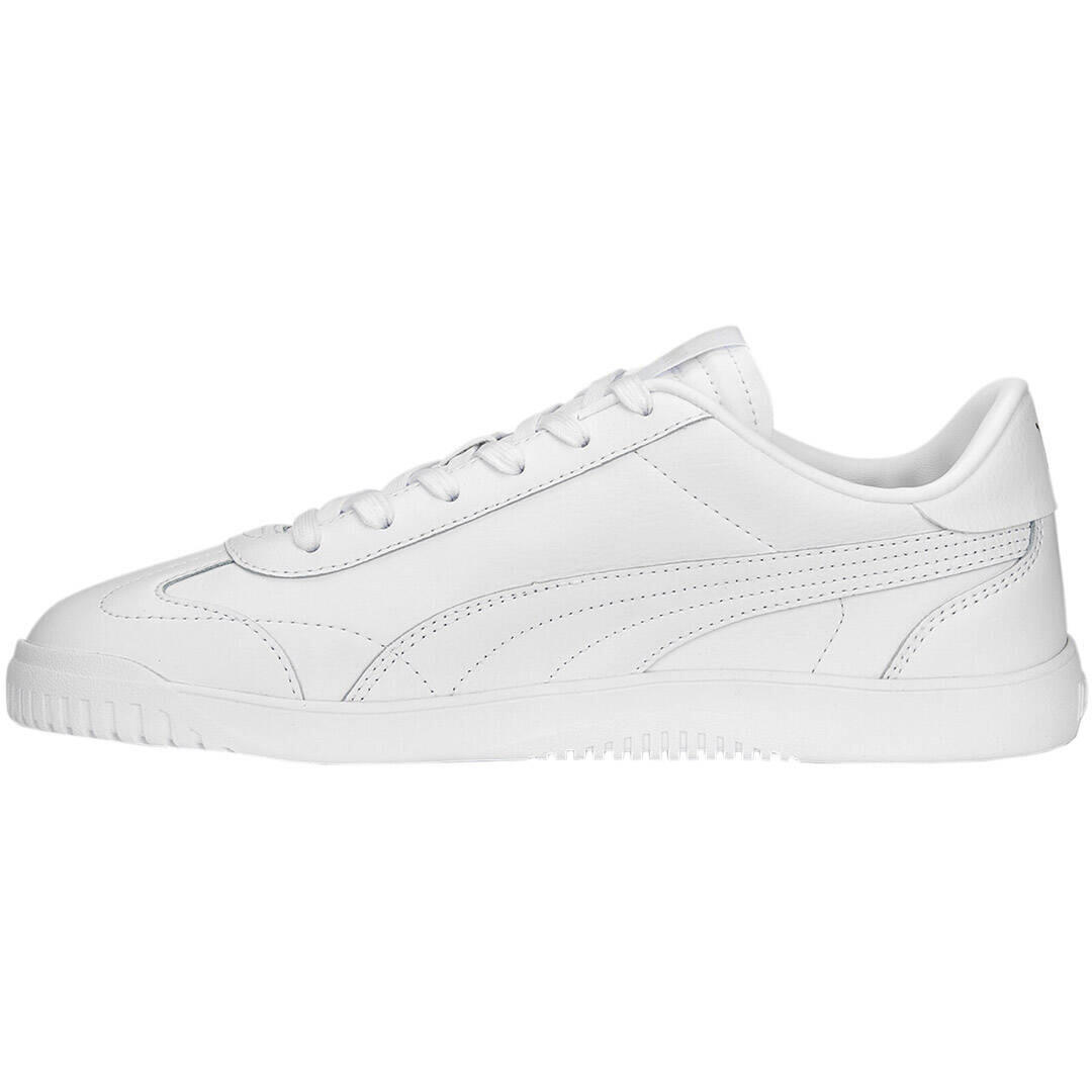Scarpe Sportive Pelle Rivestita Uomo Puma Club 5v5 Bianco 3/7