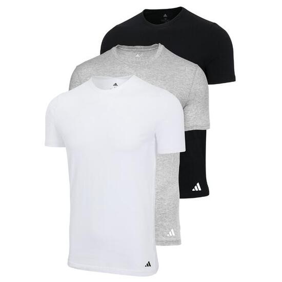 T-Shirt Herren 3er Pack Figurbetont-Crew Neck Shirt Active Core Cotton 3PK