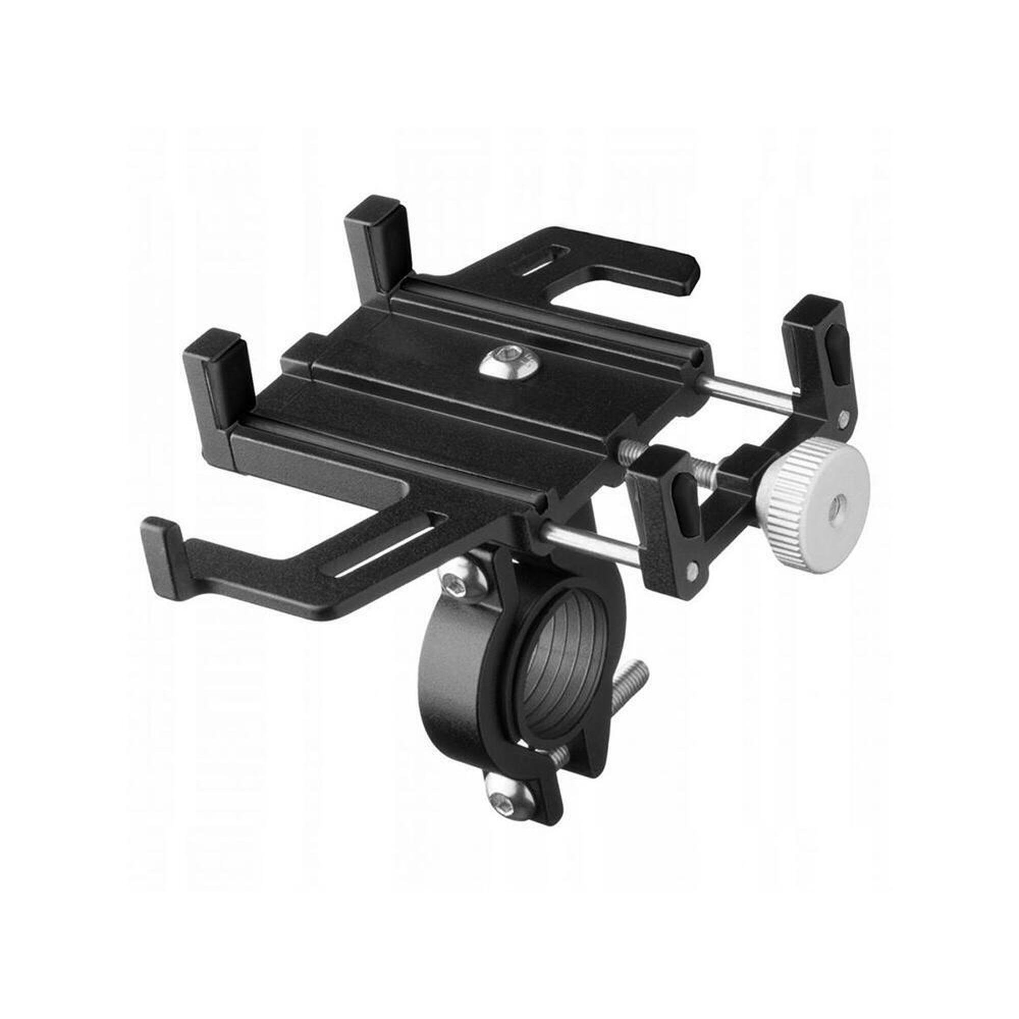 Prox - Support Téléphone Vélo Universel En Aluminium Vtt/vélo De Route Ajustable - Support Smartphone - Noir - No Size - Decathlon