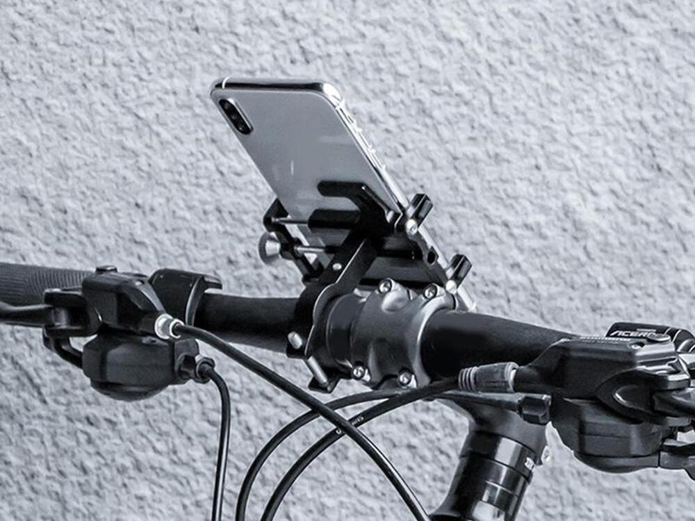 Telefoonhouder Fiets Universeel Aluminium GSM Houder Racefiets Verstelbaar 4/7