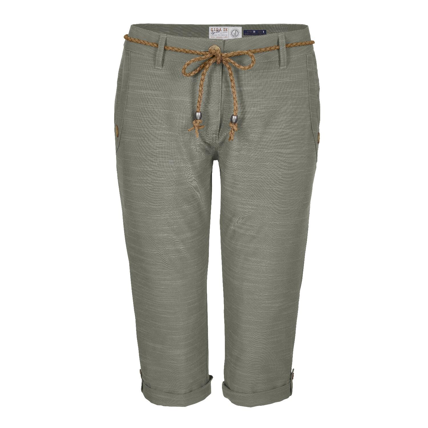 GIGA DX G.I.G.A. DX Caprihose für Damen mit Gürtel