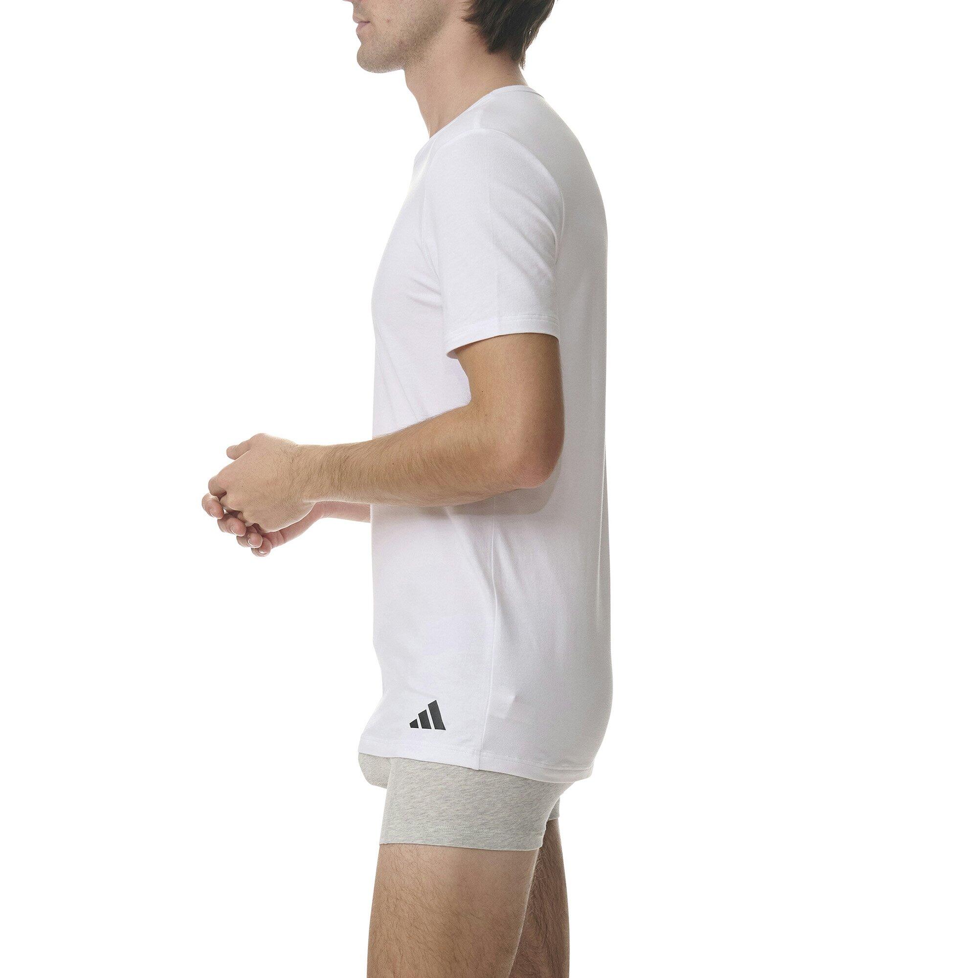 T-shirt Hommes Paquet de 2 Conforme à la silhouette-Crew Neck Shirt Active Flex 4/5