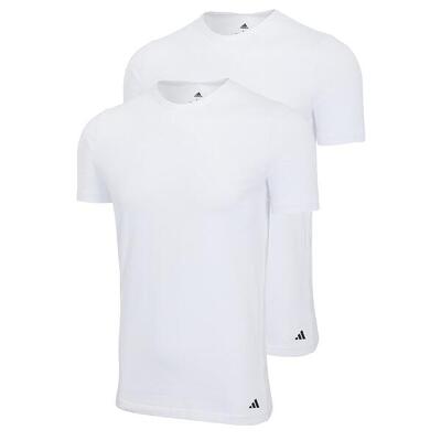T-Shirt Herren 2er Pack Figurbetont-Crew Neck Shirt Active Flex Cotton