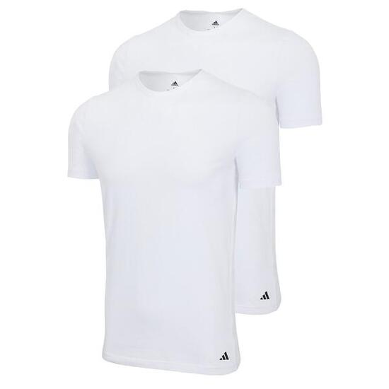 T-Shirt Herren 2er Pack Figurbetont-Crew Neck Shirt Active Flex Cotton
