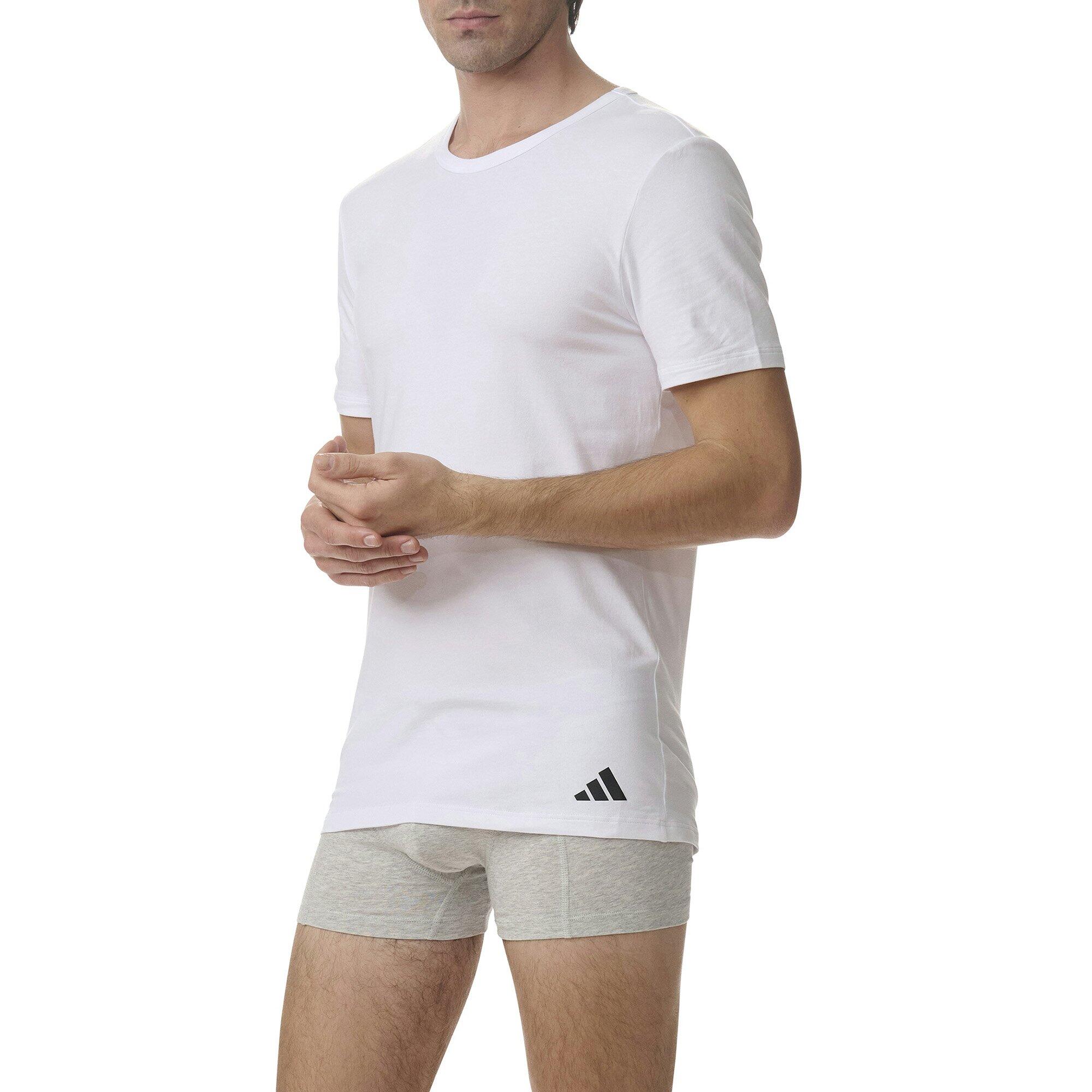 T-shirt Hommes Paquet de 2 Conforme à la silhouette-Crew Neck Shirt Active Flex 3/5