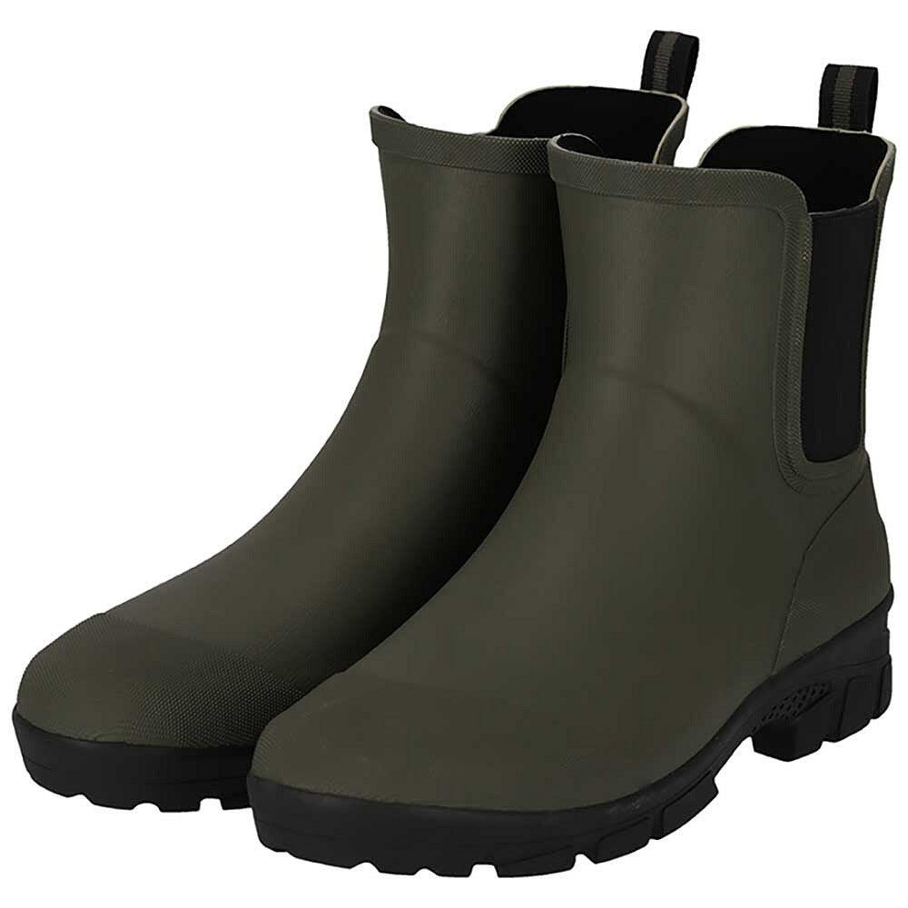 Xq Footwear - Bottes De Pluie Basses Pour Homme - 100 % Caoutchouc - Bottes De Pluie Chelsea - Bottes D'Équitation - Vert - Decathlon