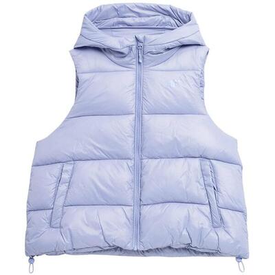 Dames ss23tdjaf092 donzen bodywarmer (blauw)