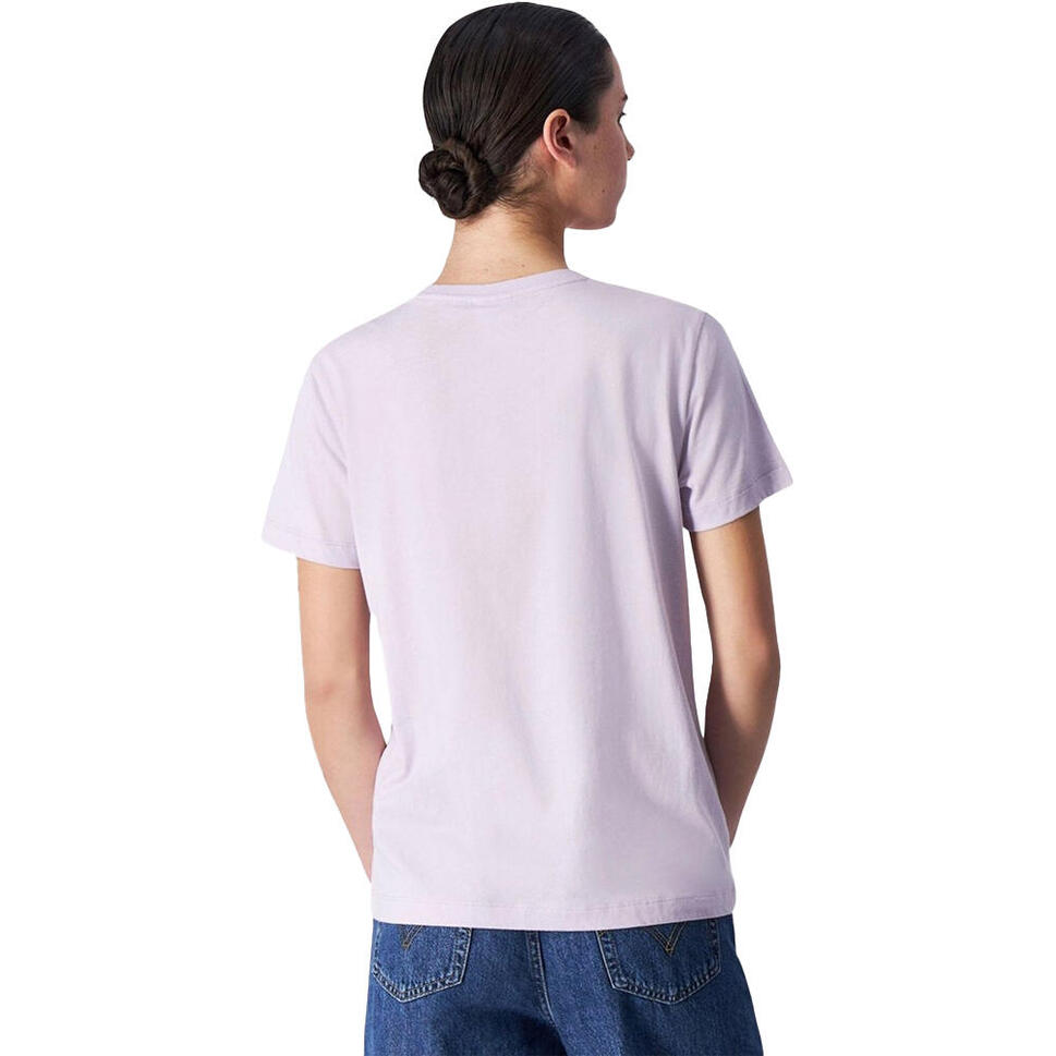T-shirt Damski Z Bawełny Z Krótkim Rękawem