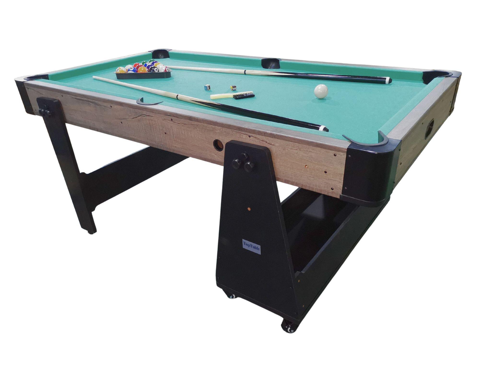 TopTable Pooltafel TopTable Magiq Easy-Mobile Wood 2/4