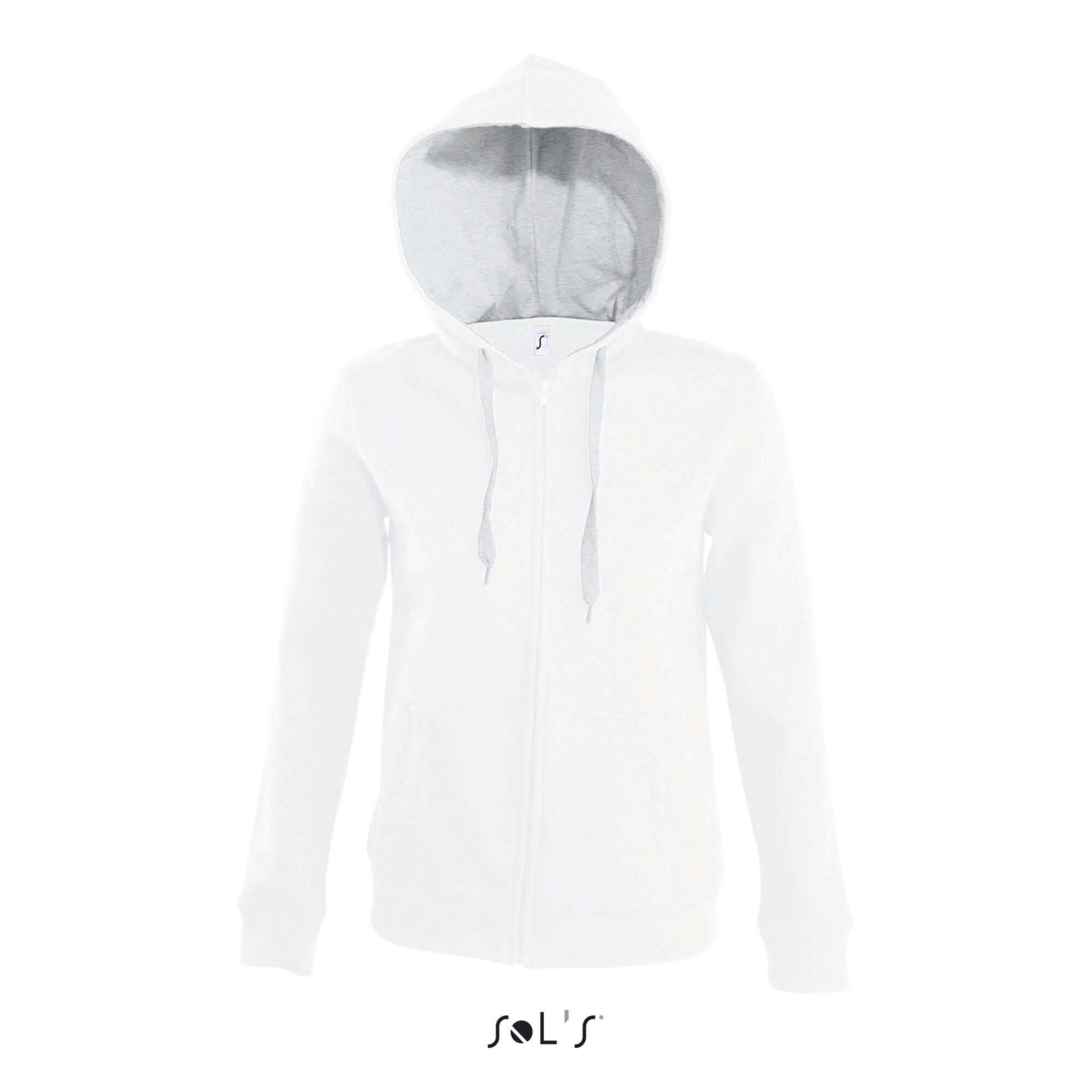 Sol's - Sweatshirt À Capuche Femme Sol's Soul - Sweat-shirt - Blanc - 40 M - Decathlon