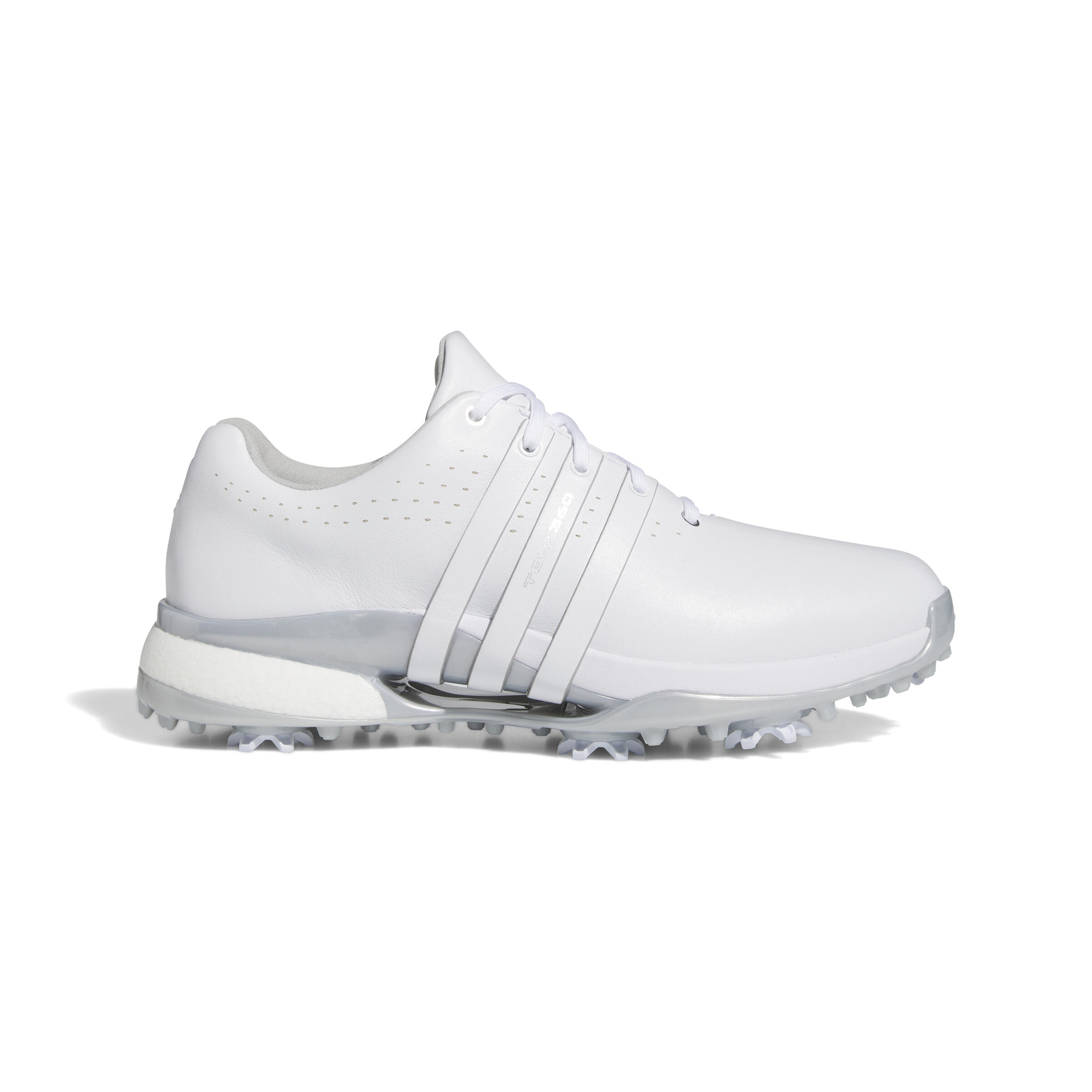 Adidas - Chaussures De Golf Avec Crampons Femme Adidas Tour360 24 Boost - Chaussures De Golf - Blanc|gris - 40,5 - Decathlon