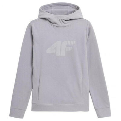 Dames h4l22 fleece hoodie (lichtgrijs)
