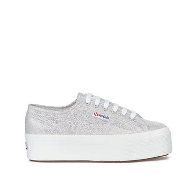 Sneaker Donna Platform lame grigio S61174W 2790 031