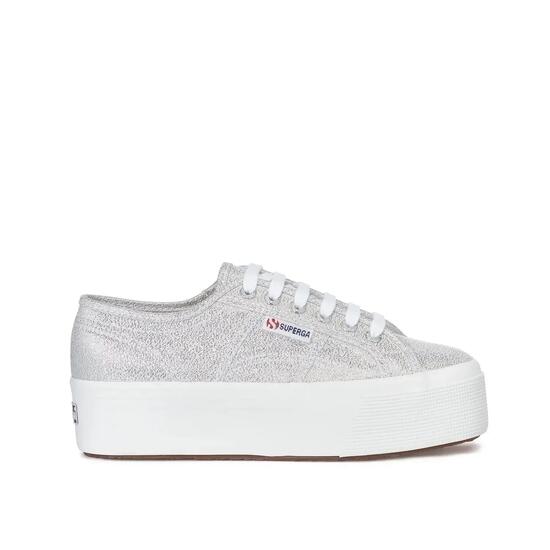 Sneaker Donna Platform lame grigio S61174W 2790 031