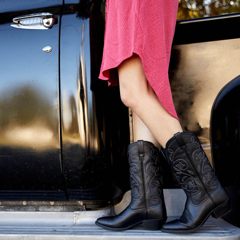 Bottes western en cuir femme Ariat Heritage R Toe