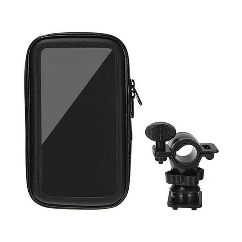 Suport pentru telefon pentru bicicletă negru rotativ la 360 de grade
